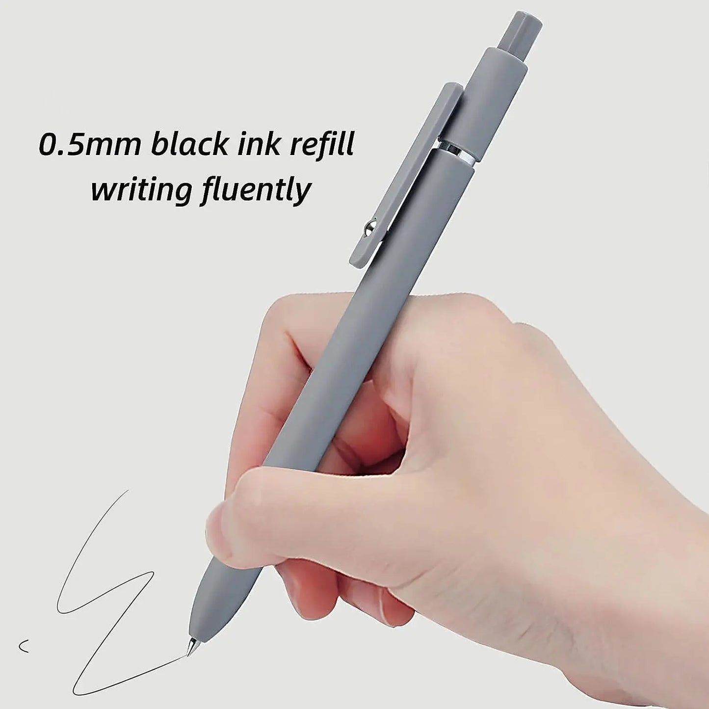 KAPASKI Gel Pens 5 Pack – 0.5mm Japanese Black Ink | Morandi, Pastel & Vintage AMZ