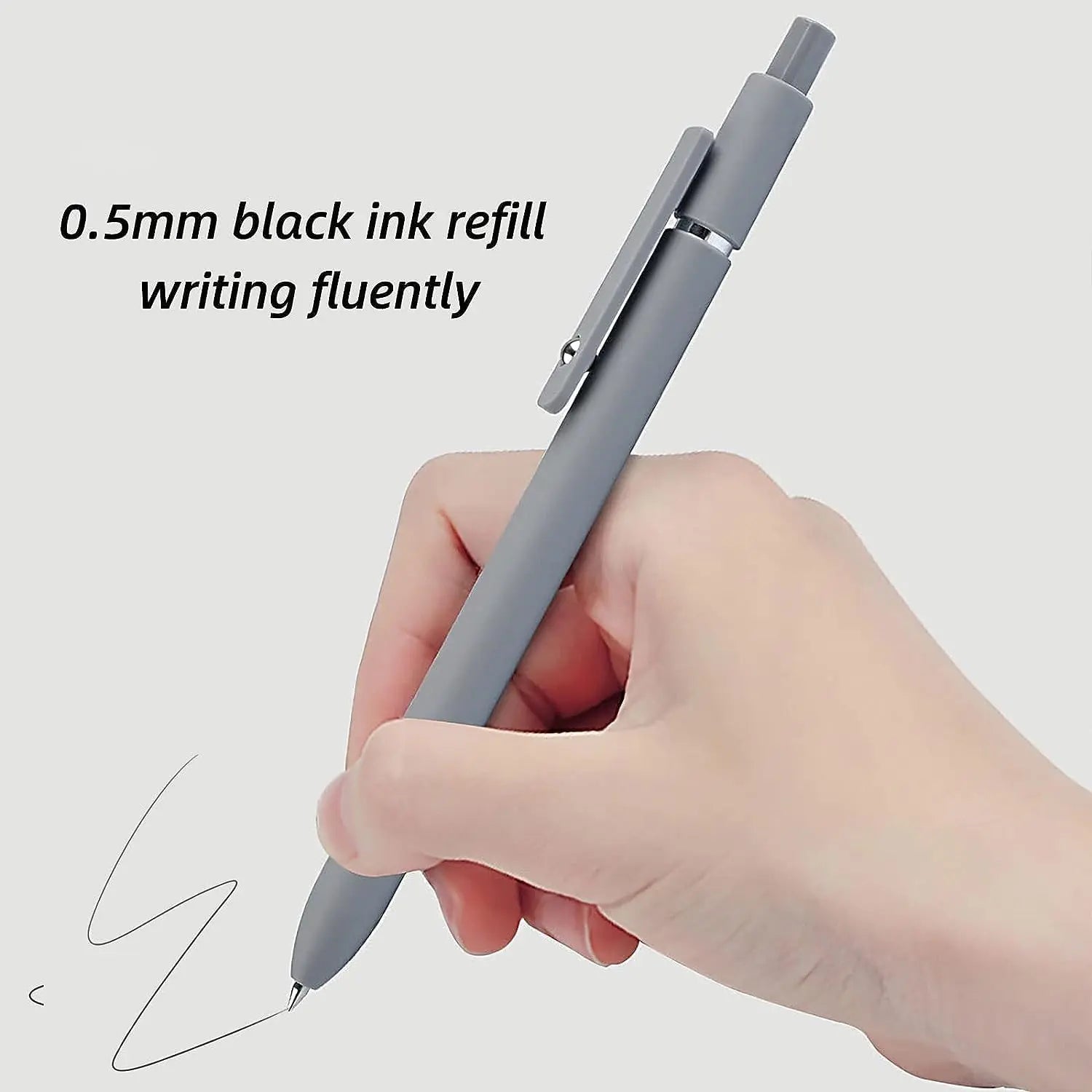 KAPASKI Gel Pens 5 Pack – 0.5mm Japanese Black Ink | Morandi, Pastel & Vintage AMZ