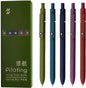 KAPASKI Gel Pens 5 Pack – 0.5mm Japanese Black Ink | Morandi, Pastel & Vintage AMZ