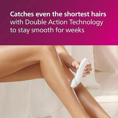 Philips Series 8000 Wet & Dry Epilator BRE700/00 | Gentle Hair Removal, Up to 4 Weeks Smooth Skin AMZ