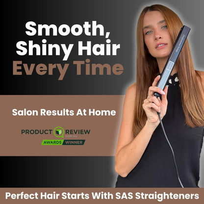 SAS Titanium Hair Straightener Fast Heat LCD Display Adjustable Temp 50–230°C AMZ Av8Store