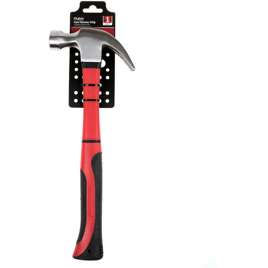 DUNN 450g claw hammer with matte anti-slip grip handle