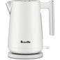 White Breville electric kettle on a white background