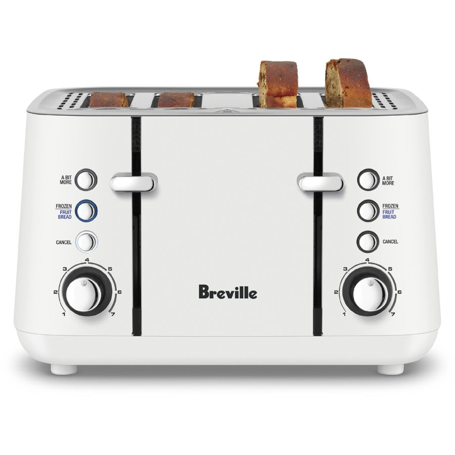 Breville Easy Toast 4-Slice Toaster – Wide Slots, A Bit More™ Setting & High-Lift Lever
