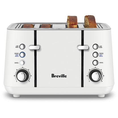 Breville Easy Toast 4-Slice Toaster – Wide Slots, A Bit More™ Setting & High-Lift Lever