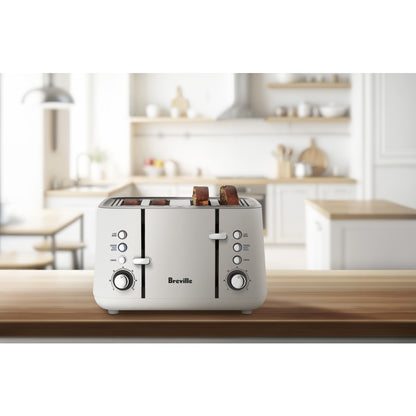 Breville Easy Toast 4-Slice Toaster – Wide Slots, A Bit More™ Setting & High-Lift Lever