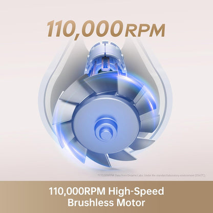 Dreame Hair Gleam High-Speed Hair Dryer | 110,000 RPM Brushless Motor | Ionic Frizz Control | AU AMZ Av8Store