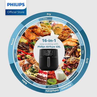 Philips Air Fryer XXL 7.2L | 16-in-1 WiFi Smart | 5000 Series HD9285/90 AMZ