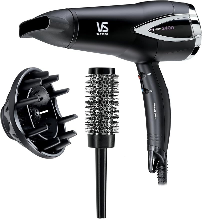 VS Sassoon Expert Turbo Hair Dryer 2400W Ionic Ceramic DC Motor
