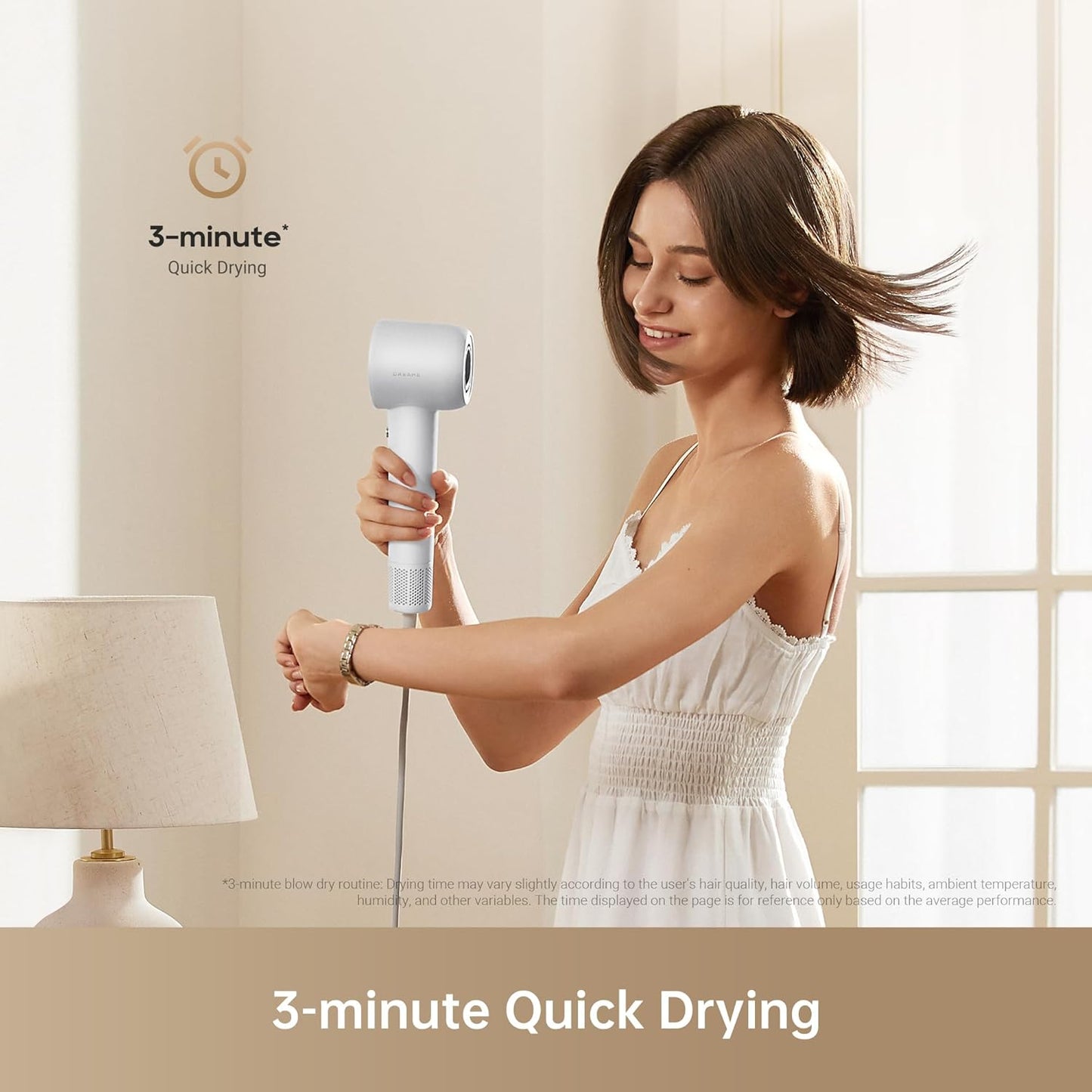 Dreame Hair Gleam High-Speed Hair Dryer | 110,000 RPM Brushless Motor | Ionic Frizz Control | AU AMZ Av8Store