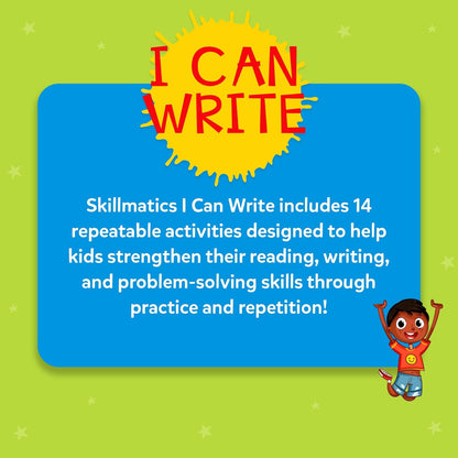 Skillmatics I Can Write – Reusable Preschool Learning Activity Mats | Ages 3–6 | Educational Toy