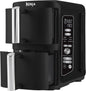 Black Ninja foodi appliance with digital control panel on a white background