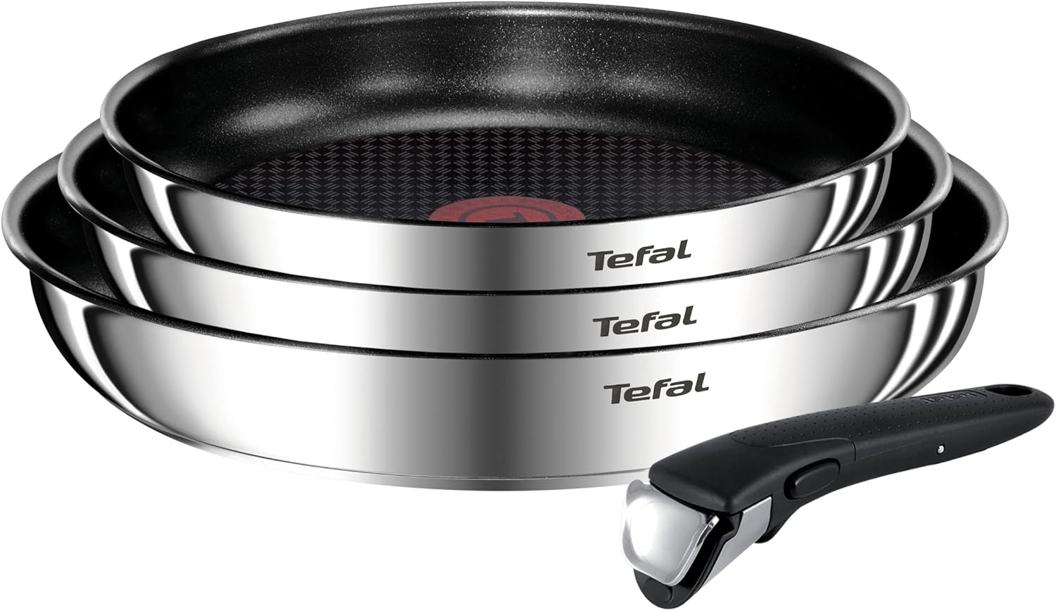 Tefal Ingenio Emotion 4-Piece Frypan Set – Induction Non-Stick Stainless Steel 22/24/28cm | Av8Store Australia SPT Av8Store