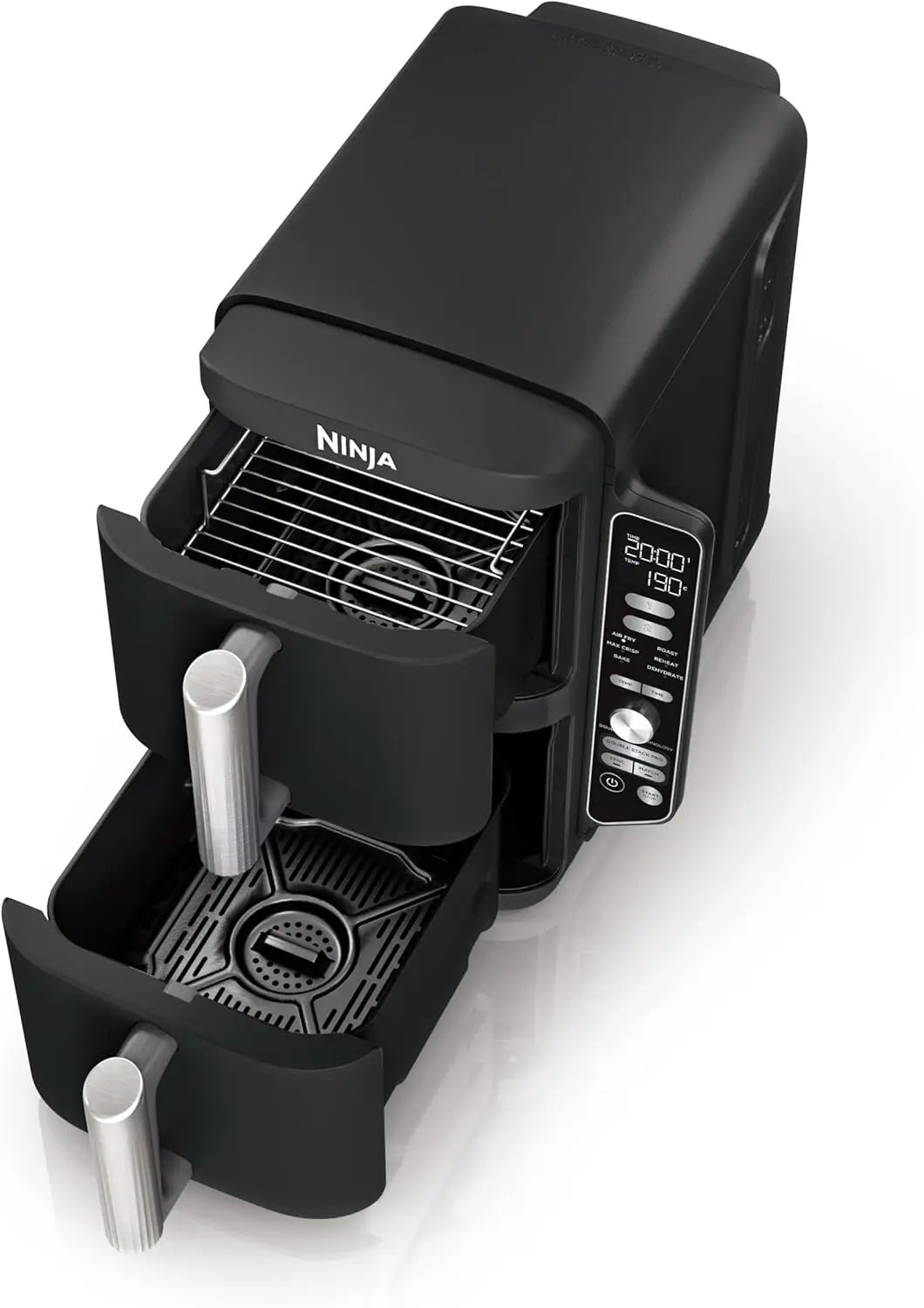 Black Ninja coffee maker on a white background