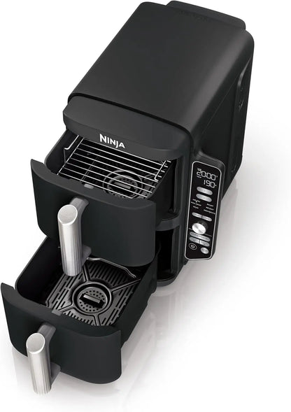 Black Ninja coffee maker on a white background