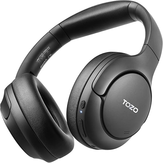 TOZO HT2 Over-Ear Bluetooth Headphones | Hybrid ANC, Hi-Res Audio, 60Hr Battery | 7 Colours AMZ Av8Store