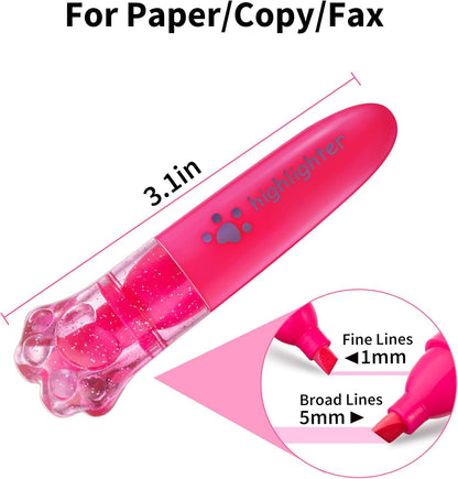 6-Pack Pastel Highlighter Pens – Chisel Tip, Quick Dry, No Bleed | Bible Study, School & Office