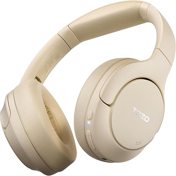 TOZO HT2 Over-Ear Bluetooth Headphones | Hybrid ANC, Hi-Res Audio, 60Hr Battery | 7 Colours AMZ Av8Store