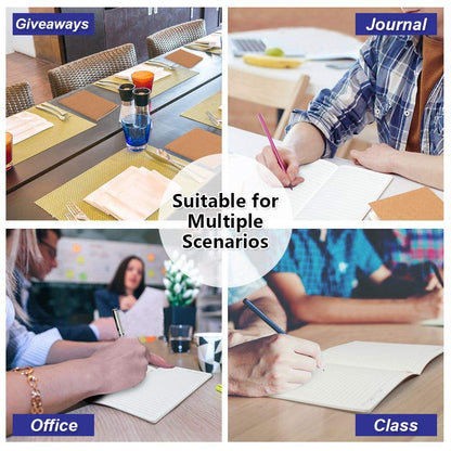 Feela Kraft Notebooks A5 Lined 60 Pages x 30 Pack