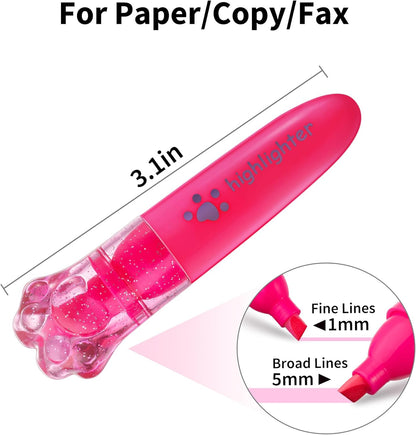 6-Pack Pastel Highlighter Pens – Chisel Tip, Quick Dry, No Bleed | Bible Study, School & Office