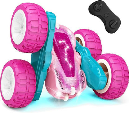 Tecnock Remote Control Car, 2.4GHz RC Cars with USB-C Easy Charging, 4WD Double Sided 360° Rotates and Flips RC Stunt Car, Toys for Boys, Boys Toys Age 8–10, Kids Gift Ages 6+ Av8Store Av8Store