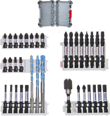 Bosch Professional 35-Piece Pick & Click Drill Bit Set – Impact Driver Compatible