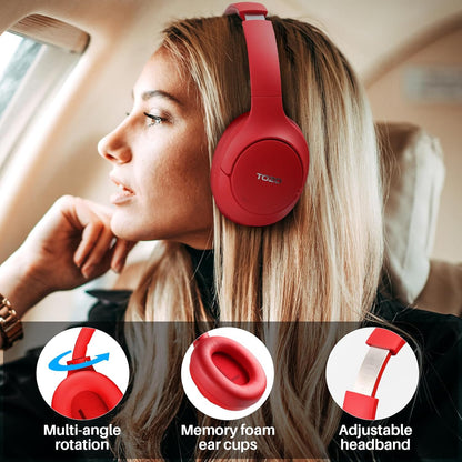 TOZO HT2 Over-Ear Bluetooth Headphones | Hybrid ANC, Hi-Res Audio, 60Hr Battery | 7 Colours AMZ Av8Store