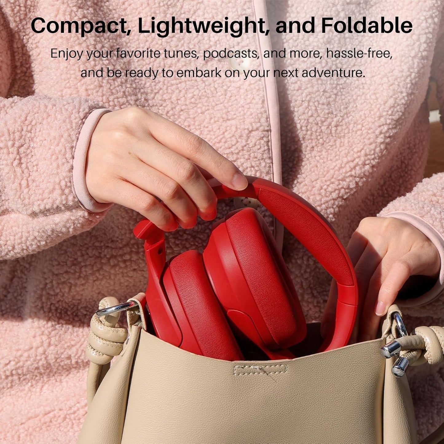 TOZO HT2 Over-Ear Bluetooth Headphones | Hybrid ANC, Hi-Res Audio, 60Hr Battery | 7 Colours AMZ Av8Store