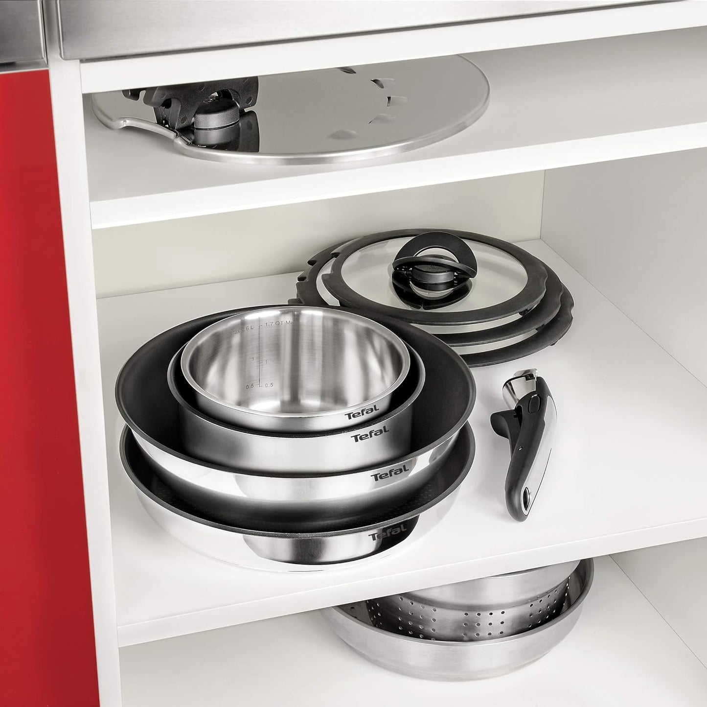 Tefal Ingenio Emotion 4-Piece Frypan Set – Induction Non-Stick Stainless Steel 22/24/28cm | Av8Store Australia SPT Av8Store