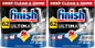 Finish Ultimate Dishwashing Tablets | Lemon Sparkle | 124 Pack (2x62) | Grease & Stain Removal Finish Av8Store