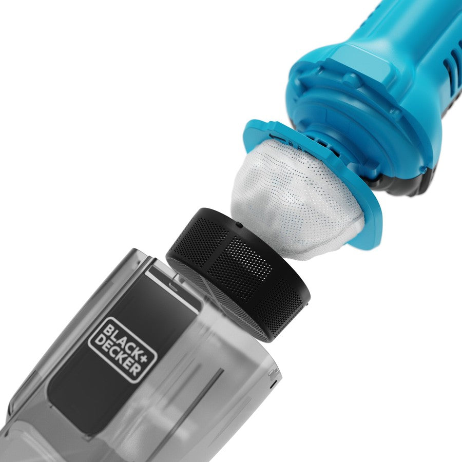 BLACK+DECKER 7.2V Cordless Hand Vac NVD215J‑XE Car Home Quick Pick‑Ups AU BIG Av8Store