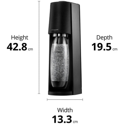 SodaStream Terra Sparkling Water Maker – Black, Cordless