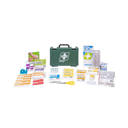 Fastaid Workshop First Aid Kit 166pc in dust-proof plastic case FANCD20