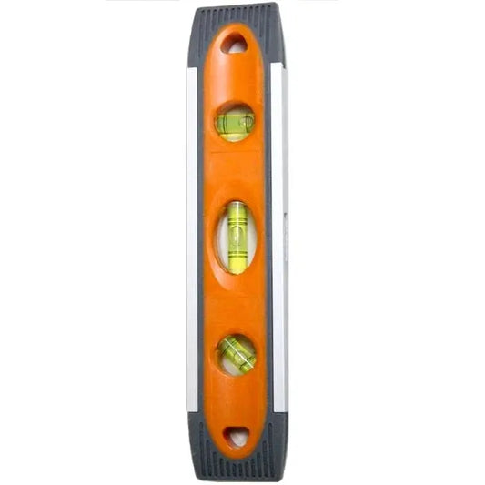 Craftright 230mm Magnetic Torpedo Level | 3-Vial | Plumb, Level & 45° | DIY & Trade BNG