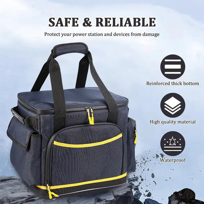Camping Power Supply Storage Bag Waterproof Dustproof Portable Travel Organiser AEX
