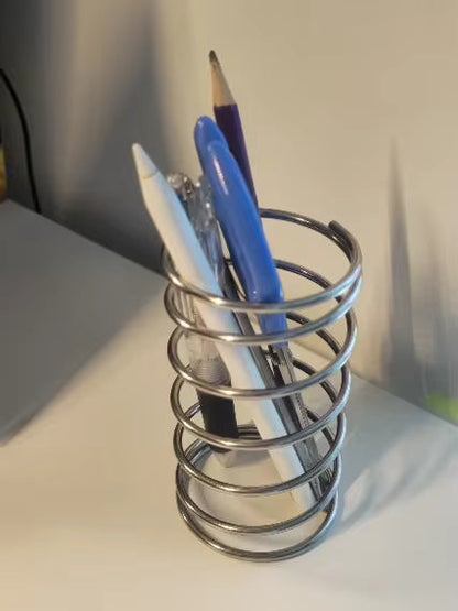 Stainless Steel Toothbrush Holder | Bathroom Organiser for Toothpaste, Makeup & Electric Brushes