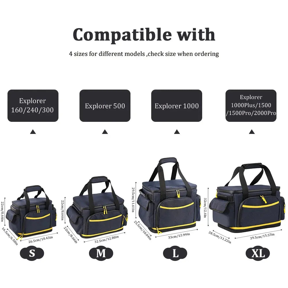 Camping Power Supply Storage Bag Waterproof Dustproof Portable Travel Organiser AEX