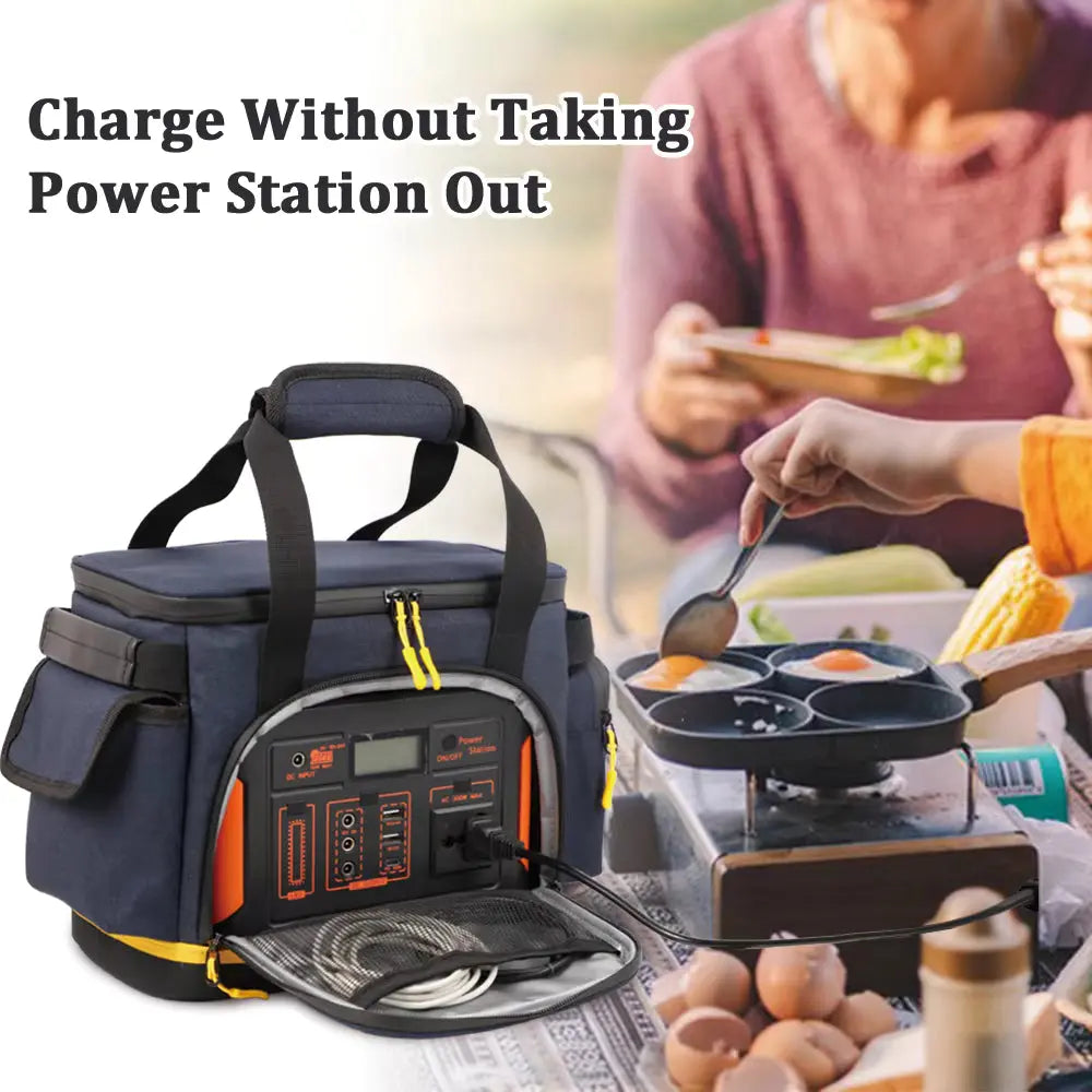 Camping Power Supply Storage Bag Waterproof Dustproof Portable Travel Organiser AEX