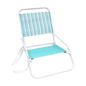 Wanderer Flat Fold Beach Chair Ocean Green 100kg