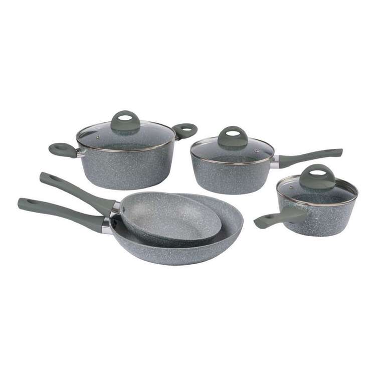 Equip Marble 5 Piece Non-Stick Cookware Set in grey