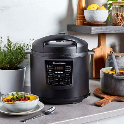 Russell Hobbs 11-in-1 Digital Multicooker | 6L Non-Stick Bowl | Pressure, Slow Cook, Bake & More | Av8Store Australia Russell Hobbs Av8Store