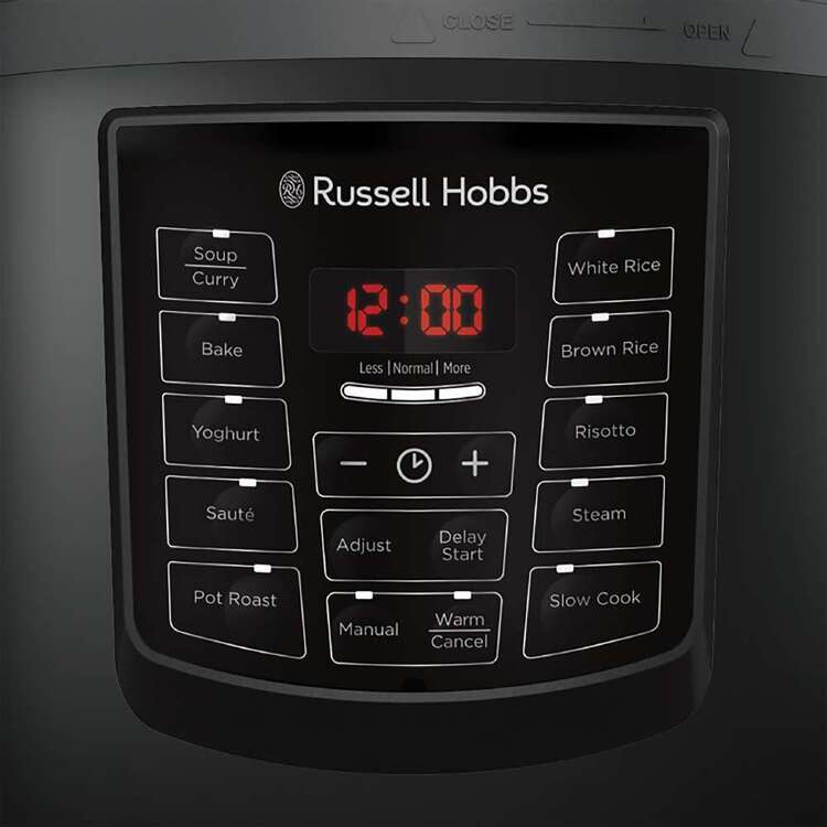 Russell Hobbs 11-in-1 Digital Multicooker | 6L Non-Stick Bowl | Pressure, Slow Cook, Bake & More | Av8Store Australia Russell Hobbs Av8Store