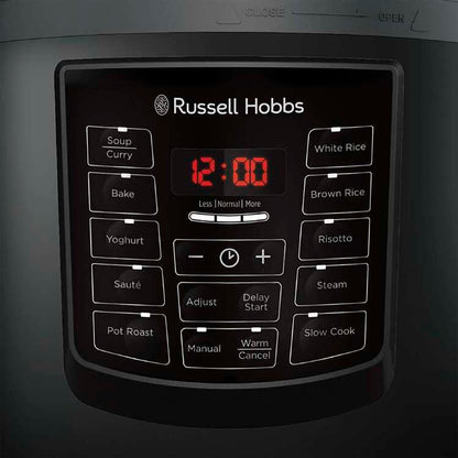 Russell Hobbs 11-in-1 Digital Multicooker | 6L Non-Stick Bowl | Pressure, Slow Cook, Bake & More | Av8Store Australia Russell Hobbs Av8Store
