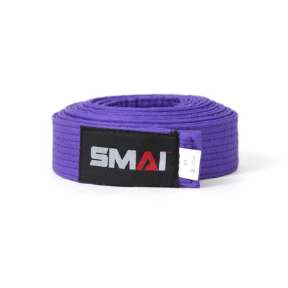 Purple belt with SMAI label on a white background