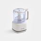 Everten Mini Food Processor 2 Cup – 500mL Compact Chopper & Blender | Warm Grey