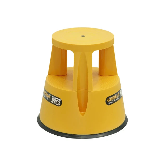 Gorilla Rolling Safety Step - Yellow 150kg Industrial - GRS-01Y