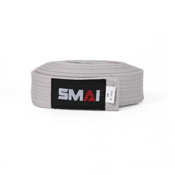 Gray belt with SMAI logo on a white background