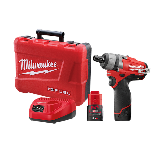 Milwaukee M12 FUEL 2-Speed Screwdriver Kit 12V 3.0Ah with case