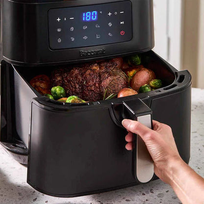 Baccarat Healthy Fry 9L Air Fryer - Family Size, 10 Presets, Black Baccarat Av8Store