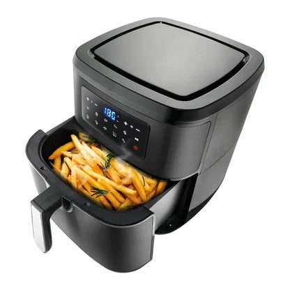 Baccarat Healthy Fry 9L Air Fryer - Family Size, 10 Presets, Black Baccarat Av8Store